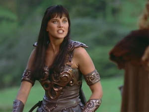 Xena instructing Cleon