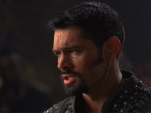 Ares talking to Xena